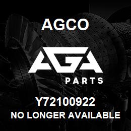 Y72100922 Agco NO LONGER AVAILABLE | AGA Parts