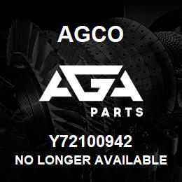 Y72100942 Agco NO LONGER AVAILABLE | AGA Parts