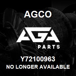 Y72100963 Agco NO LONGER AVAILABLE | AGA Parts