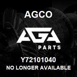 Y72101040 Agco NO LONGER AVAILABLE | AGA Parts