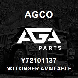 Y72101137 Agco NO LONGER AVAILABLE | AGA Parts