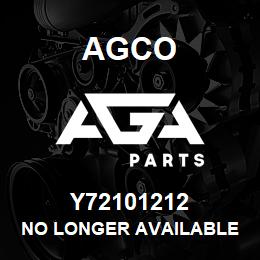 Y72101212 Agco NO LONGER AVAILABLE | AGA Parts