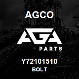 Y72101510 Agco BOLT | AGA Parts