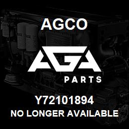 Y72101894 Agco NO LONGER AVAILABLE | AGA Parts