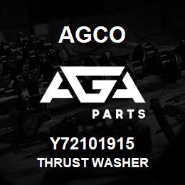 Y72101915 Agco THRUST WASHER | AGA Parts