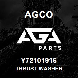 Y72101916 Agco THRUST WASHER | AGA Parts