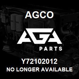 Y72102012 Agco NO LONGER AVAILABLE | AGA Parts