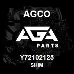 Y72102125 Agco SHIM | AGA Parts