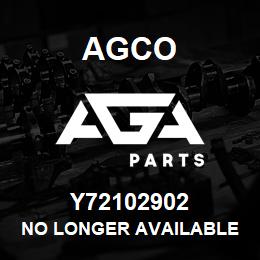 Y72102902 Agco NO LONGER AVAILABLE | AGA Parts