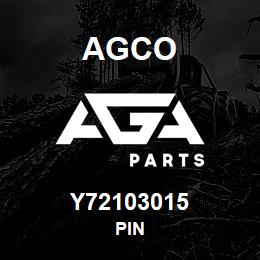 Y72103015 Agco PIN | AGA Parts