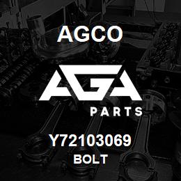 Y72103069 Agco BOLT | AGA Parts