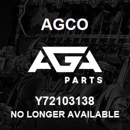 Y72103138 Agco NO LONGER AVAILABLE | AGA Parts