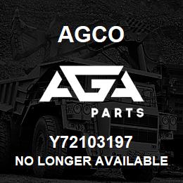 Y72103197 Agco NO LONGER AVAILABLE | AGA Parts