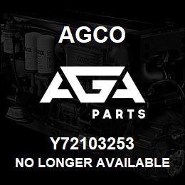 Y72103253 Agco NO LONGER AVAILABLE | AGA Parts