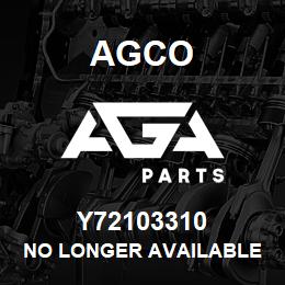 Y72103310 Agco NO LONGER AVAILABLE | AGA Parts