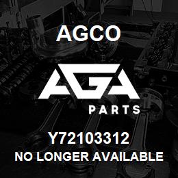 Y72103312 Agco NO LONGER AVAILABLE | AGA Parts