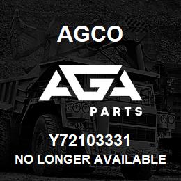 Y72103331 Agco NO LONGER AVAILABLE | AGA Parts