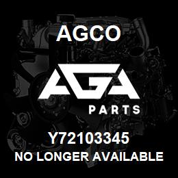 Y72103345 Agco NO LONGER AVAILABLE | AGA Parts