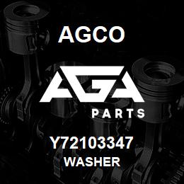 Y72103347 Agco WASHER | AGA Parts