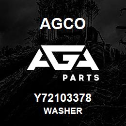 Y72103378 Agco WASHER | AGA Parts