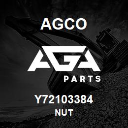 Y72103384 Agco NUT | AGA Parts