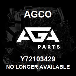 Y72103429 Agco NO LONGER AVAILABLE | AGA Parts