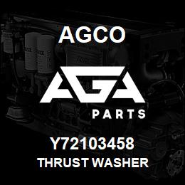 Y72103458 Agco THRUST WASHER | AGA Parts