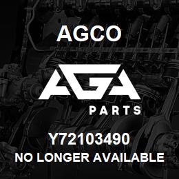 Y72103490 Agco NO LONGER AVAILABLE | AGA Parts