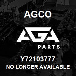 Y72103777 Agco NO LONGER AVAILABLE | AGA Parts