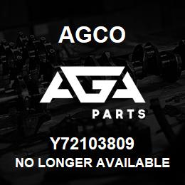 Y72103809 Agco NO LONGER AVAILABLE | AGA Parts