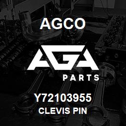 Y72103955 Agco CLEVIS PIN | AGA Parts