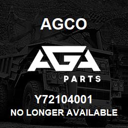 Y72104001 Agco NO LONGER AVAILABLE | AGA Parts