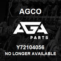 Y72104056 Agco NO LONGER AVAILABLE | AGA Parts