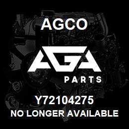 Y72104275 Agco NO LONGER AVAILABLE | AGA Parts