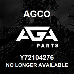 Y72104276 Agco NO LONGER AVAILABLE | AGA Parts