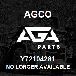 Y72104281 Agco NO LONGER AVAILABLE | AGA Parts