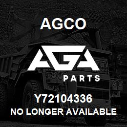 Y72104336 Agco NO LONGER AVAILABLE | AGA Parts