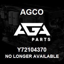 Y72104370 Agco NO LONGER AVAILABLE | AGA Parts