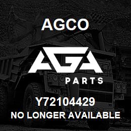 Y72104429 Agco NO LONGER AVAILABLE | AGA Parts