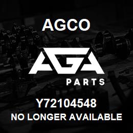 Y72104548 Agco NO LONGER AVAILABLE | AGA Parts