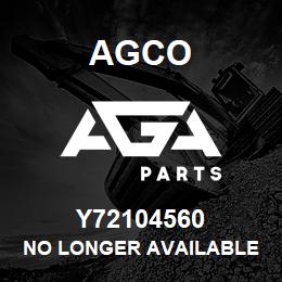 Y72104560 Agco NO LONGER AVAILABLE | AGA Parts