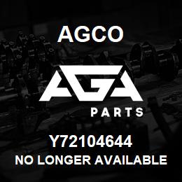 Y72104644 Agco NO LONGER AVAILABLE | AGA Parts