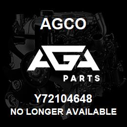 Y72104648 Agco NO LONGER AVAILABLE | AGA Parts