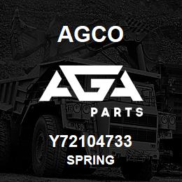 Y72104733 Agco SPRING | AGA Parts