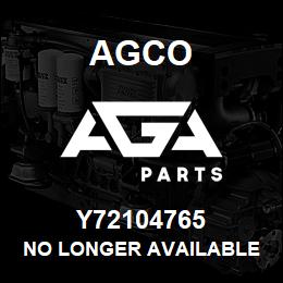 Y72104765 Agco NO LONGER AVAILABLE | AGA Parts