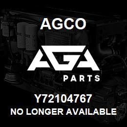 Y72104767 Agco NO LONGER AVAILABLE | AGA Parts