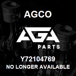 Y72104769 Agco NO LONGER AVAILABLE | AGA Parts