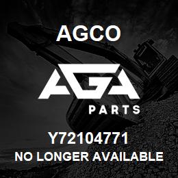 Y72104771 Agco NO LONGER AVAILABLE | AGA Parts