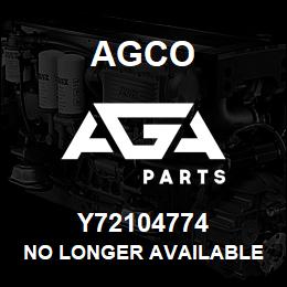 Y72104774 Agco NO LONGER AVAILABLE | AGA Parts