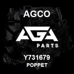 Y731679 Agco POPPET | AGA Parts